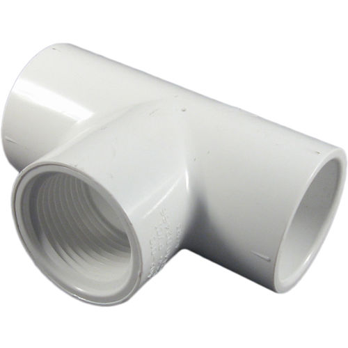 PVC Schedule 40 Tee 1 Inch Slip by Thread (SST)