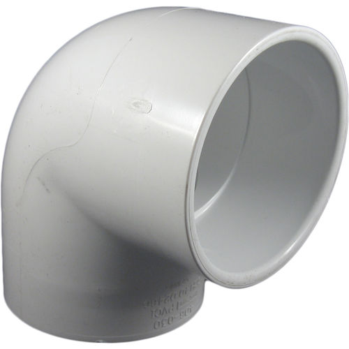 PVCL4 Schedule 40 PVC 90 Degree Elbow, 4 Inch