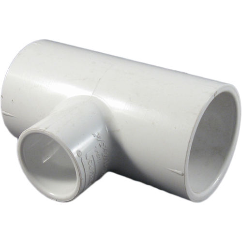 Schedule 40 PVC 1-1/4 x 1-1/4 x 3/4 Inch Tee (Slip x Slip x Slip)