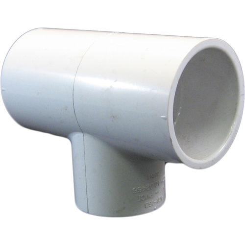 Schedule 40 PVC 1-1/4x1-1/4x1 Inch Tee (Slip x Slip x Slip)