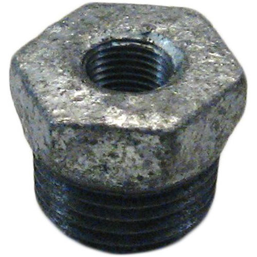 1/2in x 1/8in Galvanized Bushing