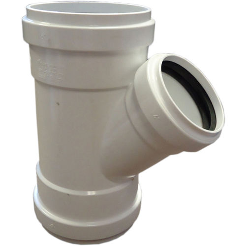 8" x 8" x 4" PVC SDR35 Gasketed Street Wye Sewer Fitting
