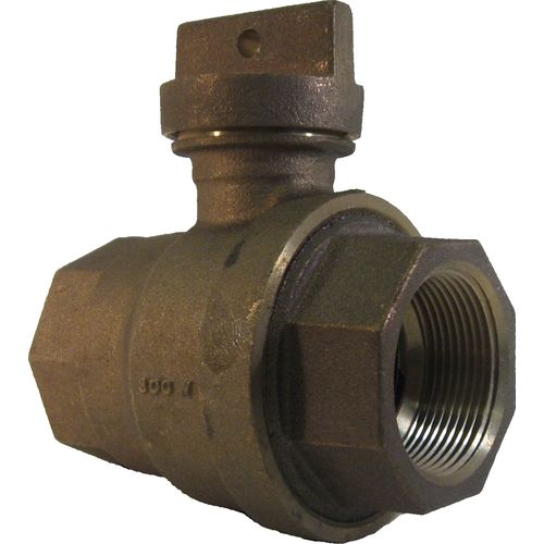 AY McDonald 1-1/2" Ball Valve Curb Stop, FIP x FIP