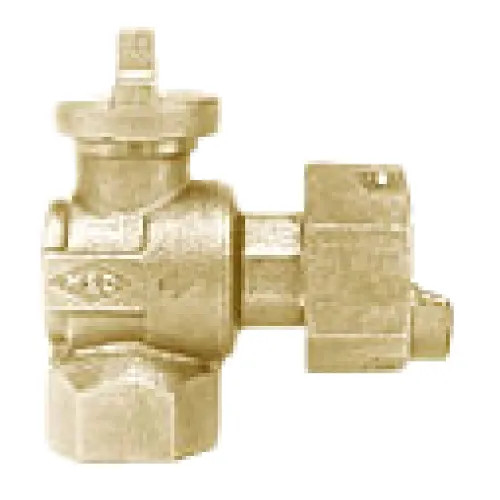 AY McDonald 3/4" Angle Ball Meter Valve, No Lead, EPDM Port Seals - 4644B