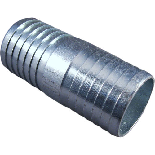 Galvanized 2" Insert Coupling (Barb x Barb)