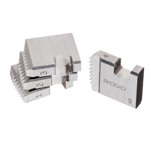 RIDGID 3/4" NPT Alloy Steel Die Set, 14TPI, RightHand Threading, 4-Pack - 37830