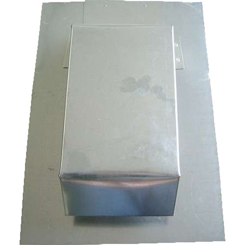 Single Wall Galvanized 6" Fan Vent Hood