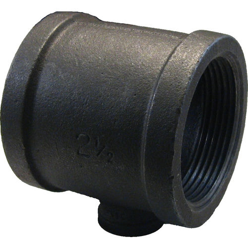2-1/2"x2-1/2"x3/4" Iron Tee, Black Finish