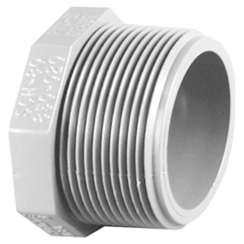 2" Schedule 80 PVC Threaded Plug