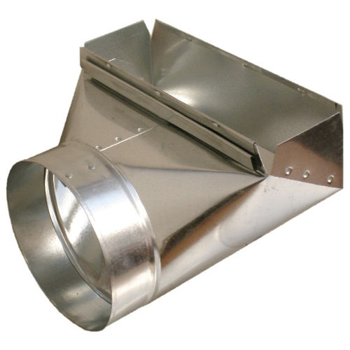 Deflecto SWBA2126 2X12X6" Galvanized Sheet Metal Angle Boot