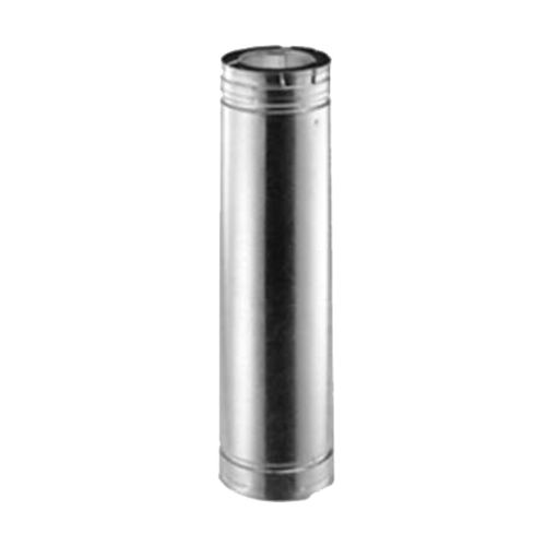 DuraVent 46DVA-48 DirectVent Pro 4" Double-Wall Pipe Length, 48" - Galvanized (6-5/8" O.D.)