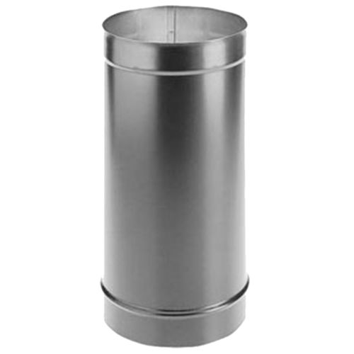 DuraVent 6DBK-48 DuraBlack 6" Single-Wall Black Pipe, 48" Length