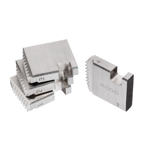 RIDGID 1" NPT Alloy Steel Die Set, 11-1/2TPI, RightHand Threading, 4-Pack - 37835