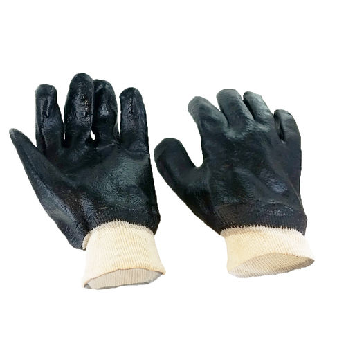 Seattle Glove D8610J Black PVC-Coated Jersey-Lined Gloves