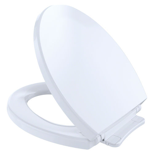 TOTO SoftClose Slow Close Round Toilet Seat and Lid,Cotton White - SS113#01