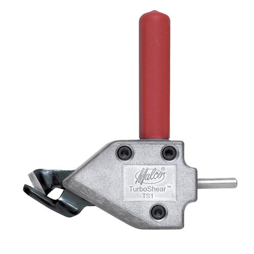 Turboshear TS1 Metal Cutting Attachment Shear, For Use With 1200 rpm 3/8 in Cordless or Corded Drill, Steel