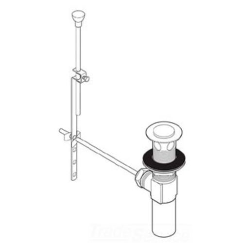 Delta Lavatory Pop-Up Drain Assembly - White (RP5651WH)