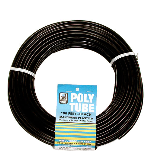 Dial 1/4" x 100' Poly Tubing, Black - 4321