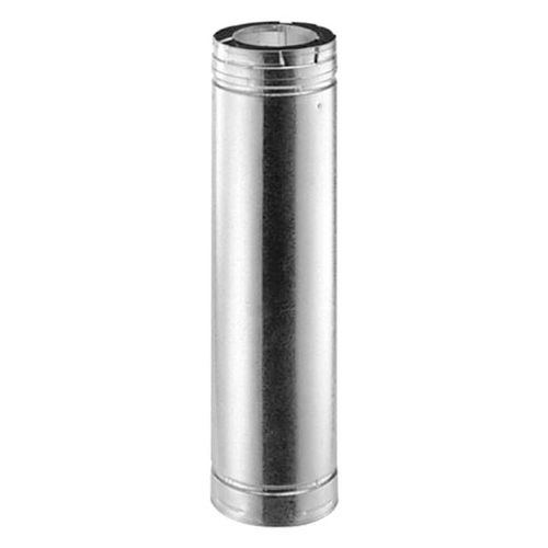 DuraVent 46DVA-06 DirectVent Pro 4" Double-Wall Pipe Length, 6" - Galvanized (6-5/8" O.D.)