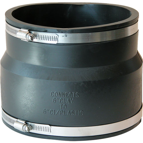 Fernco 1002-88 8" Clay x Plastic or Cast Iron