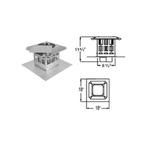 M&G DuraVent  4PVP-VC 4" Vertical Cap