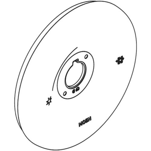 Moen Eva Posi-Temp Part Escutcheon - Brushed Nickel (128870BN)