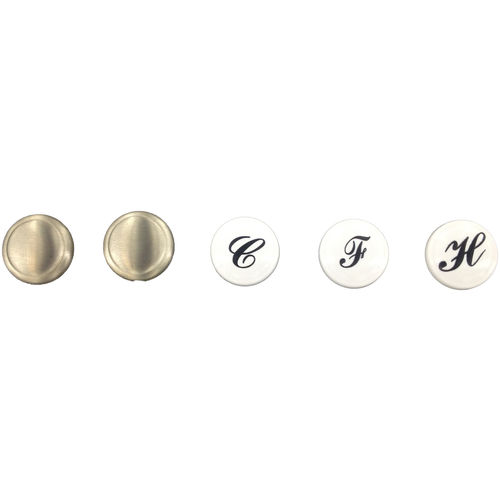 Moen Kingsley Handle Cap Kit, Brushed Nickel - 114324BN