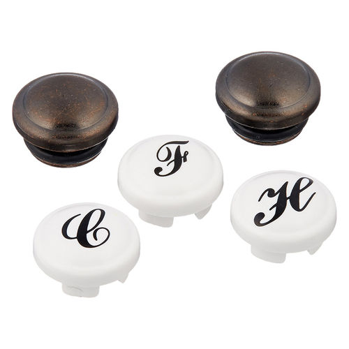 Moen Kingsley Handle Cap Kit, Oil-Rubbed Bronze - 114324ORB