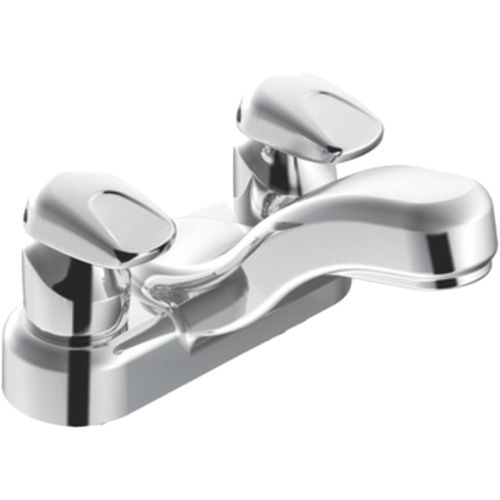 Moen M-Press 4in Chrome Two-Handle Metering Lavatory Faucet, 0.5 GPM - 8886 