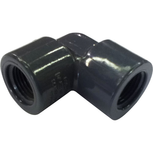 PVC80L12TT 1/2" Schedule 80 PVC 90-Degree Elbow, Threaded