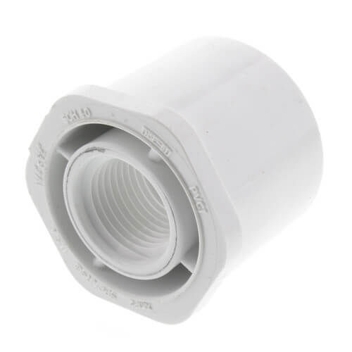 PVCB11412ST 1-1/4"x1/2" SCH 40 PVC Bushing Slip X Thread