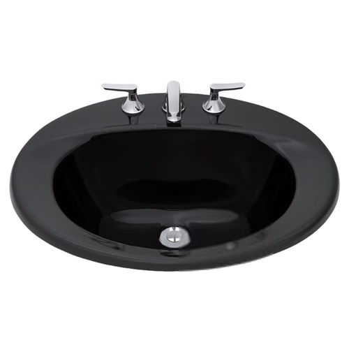 Toto Supreme Self Rimming Lavatory, 8in Centers, ADA, Ebony - LT511.8#51