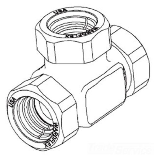 WARDFlex 1/2" x 1/2" x 1/2" Tee - 351
