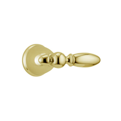 Delta H716 Victorian Large Metal Lever Handle, Polished Brass