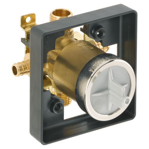 Delta R10000-PX MultiChoice Universal Tub/Shower Rough-In Valve, 1/2" PEX Crimp Inlet/Universal Outlets