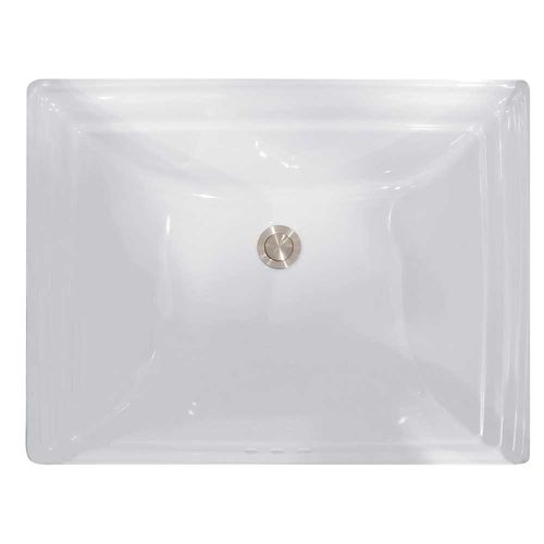 Kohler Memoirs Rectangular Undermount Lavatory, Vitreous China, White - K-2339-0
