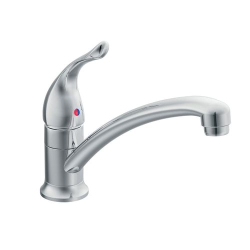Moen Chateau Single-Handle Low Arc Kitchen Faucet, Chrome - 7423