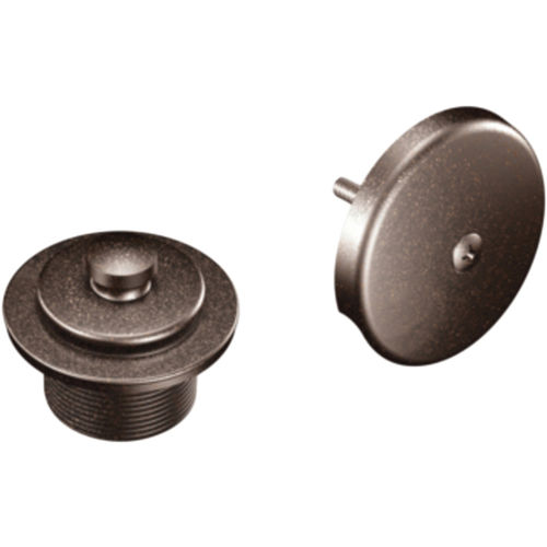 Moen Push-N-Lock Waste and Overflow Trim, Oil-Rubbed Bronze - T90331ORB