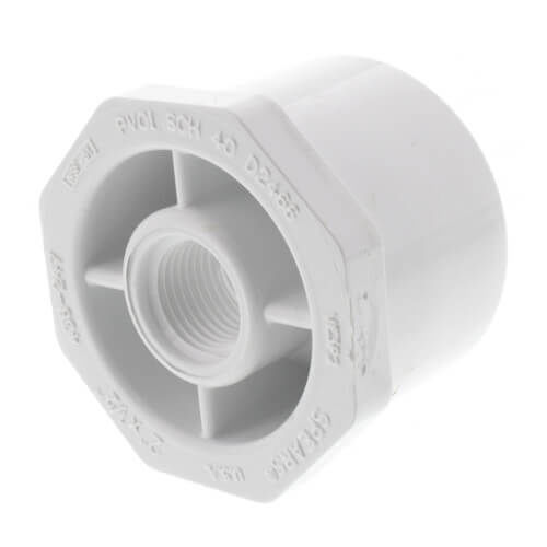 PVCB212ST 2"x1/2" SCH 40 PVC BUSHING SLIP x THREAD