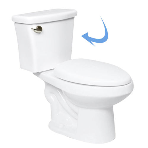 Western Pottery Toilet Tank in White with 1.28 GPF, 10" Rough-in  - T8ULF-HP 