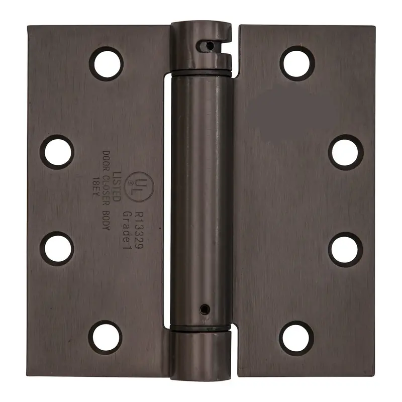 4-1/2" Heavy Duty Spring Hinge, Builders GradeOil Rubbed Bronze