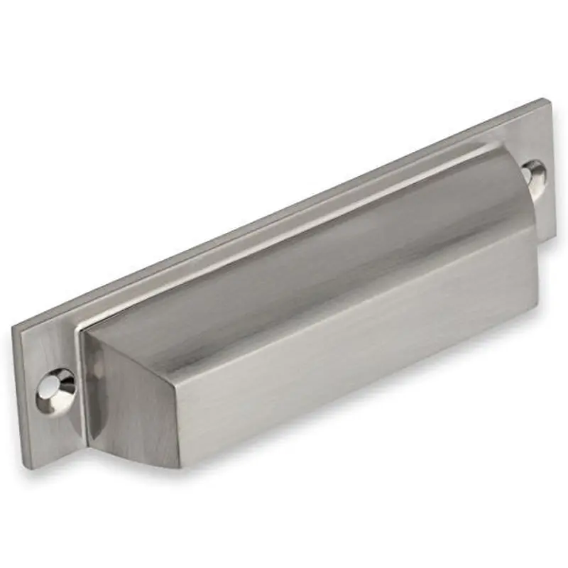 Brushed Nickel Cup Pulls - SH014-SN-5