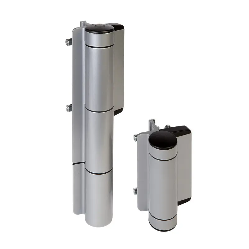 Locinox Mammoth HD Ultra Heavy Duty 180 Hydraulic Gate Hinge Closer SetSilver