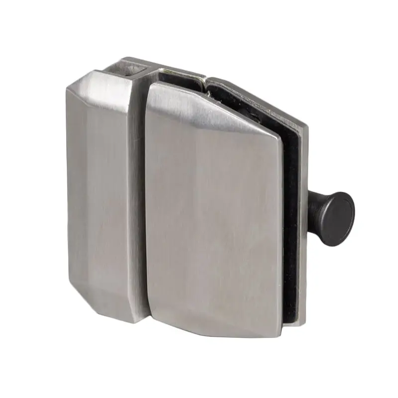 Polaris Premium Glass Gate LatchSatin Stainless Steel / Key Lockable