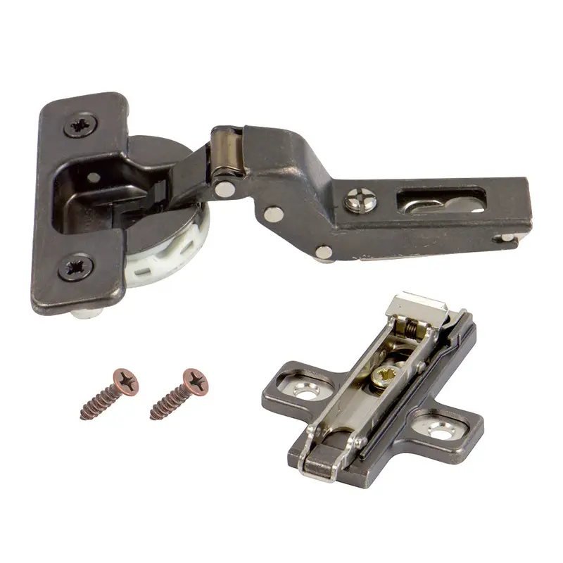 Soft-Close Full Cranked Hinge for Frameless Inset Cabinets - Bundle