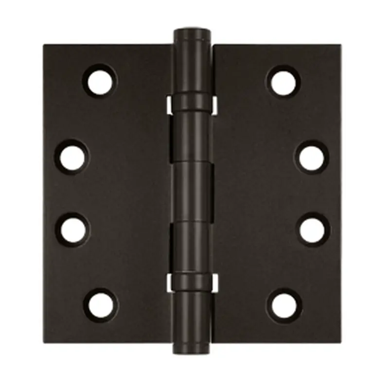 Solid Brass Ball-Bearing Hinge, Oil Rubbed BronzeOil Rubbed Bronze / 4" x 4"