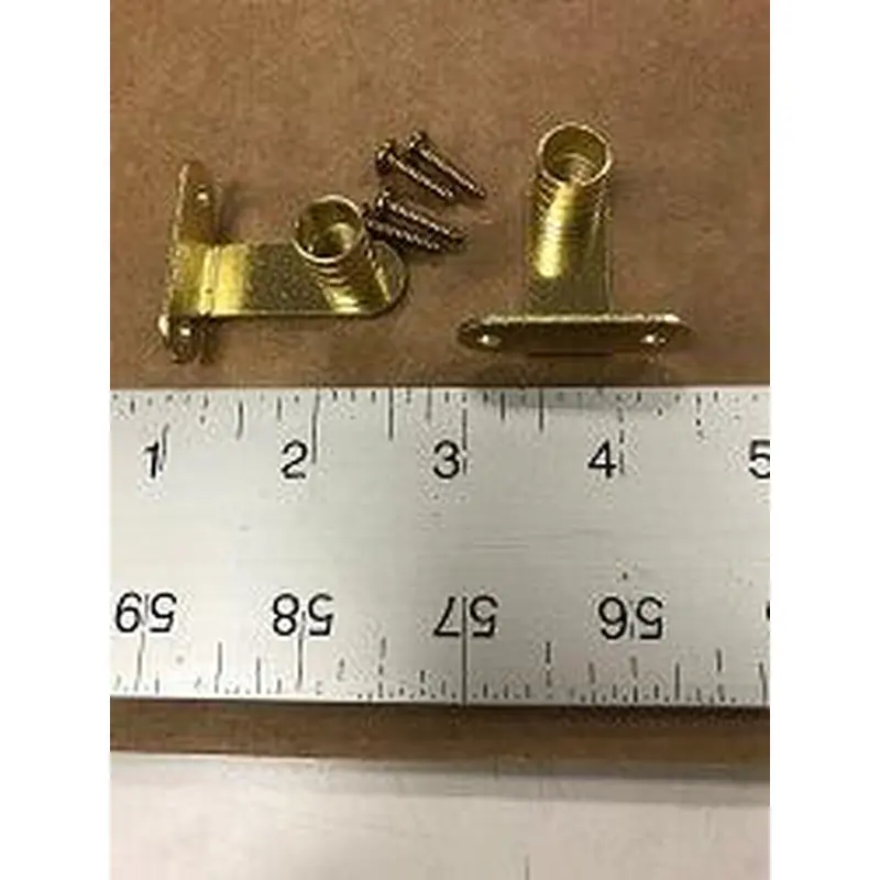3/8" Outside Mount Brass Brackets (Pair) 1" Extension