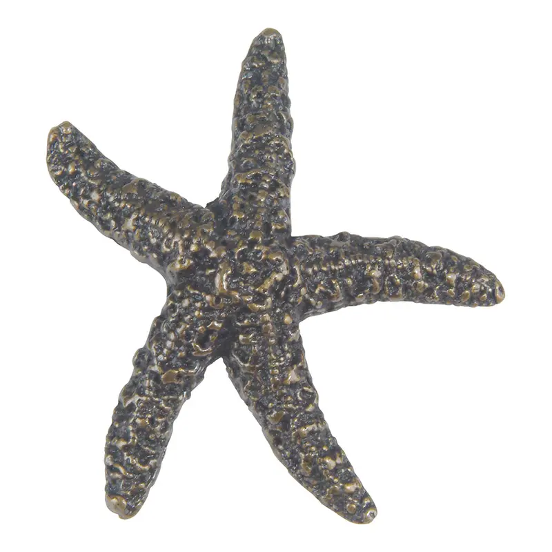 Starfish KnobBurnished Bronze