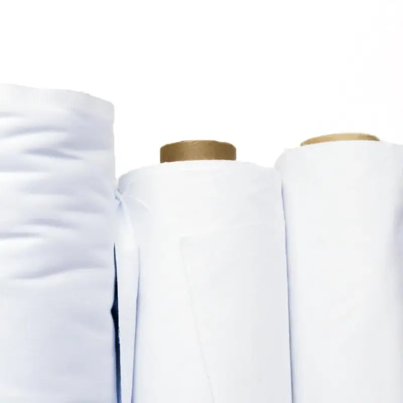 54" Wide Hanes Drapery Lining Classic Sateen 70Yard Roll - Various ColorsWhite