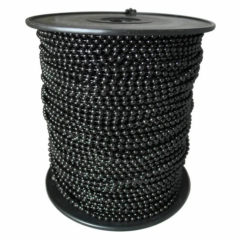 Assembled #10 Black Metal Ball Chain Loop2ft